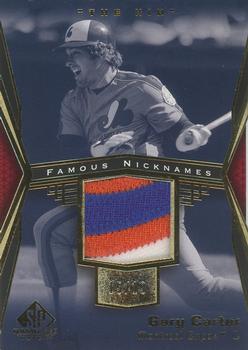 2004 SP Game Used Patch - Famous Nicknames #FN-GC Gary Carter Front