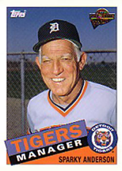 2004 Topps All-Time Fan Favorites #46 Sparky Anderson Front