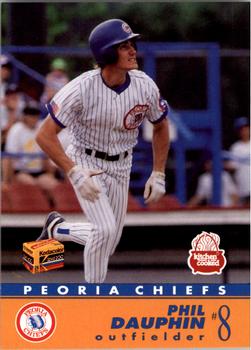 1991 Peoria Chiefs #25 Phil Dauphin Front