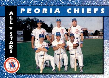 1992 Peoria Chiefs #30 All Stars Front