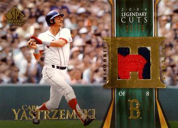 2004 SP Legendary Cuts - Historic Patches #HP-CY Carl Yastrzemski Front