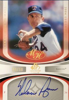 2004 SP Legendary Cuts - Marked for the Hall Autos #MH-NR Nolan Ryan Front