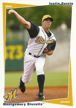 2010 Grandstand Montgomery Biscuits #NNO Justin Garcia Front