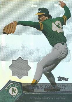 2004 Topps Clubhouse Collection #DE Dennis Eckersley Front