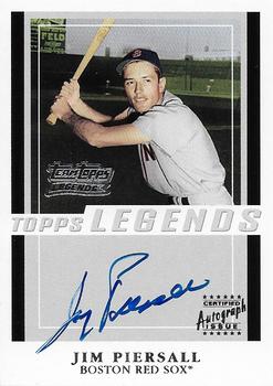 2004 Topps - Team Topps Legends Autographs #TT-JP Jim Piersall Front