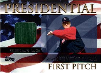 2004 Topps - Presidential First Pitch Seat Relics #FPR-BC Bill Clinton Front