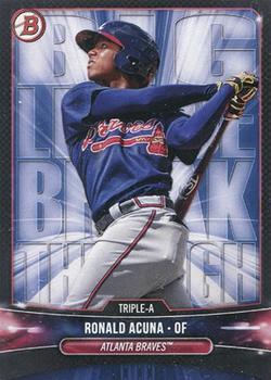 2018 Bowman - Big League Breakthrough #BL-RA Ronald Acuna Front