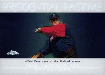 2004 Topps Chrome - Presidential Pastime Refractors #PP41 Bill Clinton Front