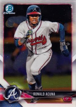 2018 Bowman - Chrome Prospects #BCP1 Ronald Acuna Front