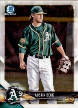 2018 Bowman - Chrome Prospects #BCP6 Austin Beck Front