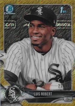 2018 Bowman - Chrome Prospects Gold Shimmer Refractor #BCP21 Luis Robert Front