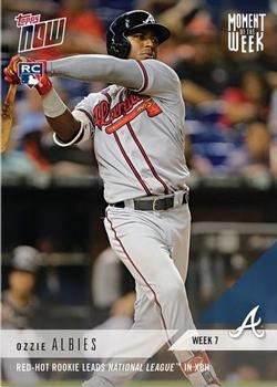 2018 Topps Now Moment of the Week #MOW-7 Ozzie Albies Front