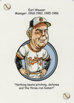 2007 Hero Decks Baltimore Orioles Baseball Heroes Playing Cards #NNO Earl Weaver Front