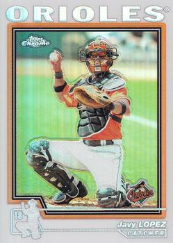 2004 Topps Traded & Rookies - Chrome Refractors #T20 Javy Lopez Front