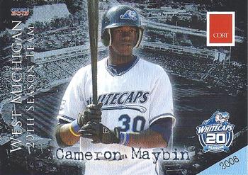 2013 Choice West Michigan Whitecaps 20th Season #08 Cameron Maybin Front