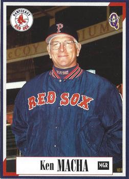 1998 Blueline Q-Cards Pawtucket Red Sox #2 Ken Macha Front