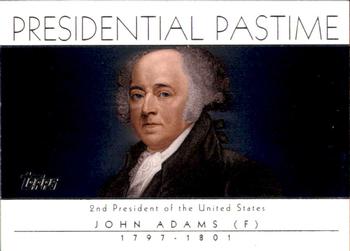 2004 Topps - Presidential Pastime #PP2 John Adams Front