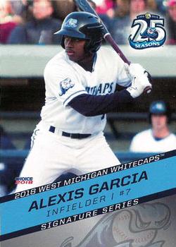 2018 Choice West Michigan Whitecaps #06 Alexis Garcia Front