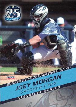 2018 Choice West Michigan Whitecaps #13 Joey Morgan Front