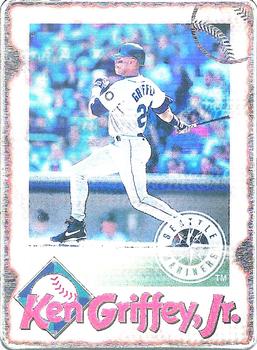 1996 Metallic Impressions Ken Griffey Jr. 10 #5 Ken Griffey Jr. Front