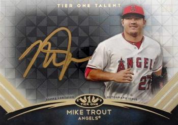  2020 Topps Tier One Relics #T1R-MT Mike Trout Game