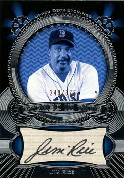 2004 Upper Deck Etchings - Etched in Time Autograph Black #ET-JI Jim Rice Front