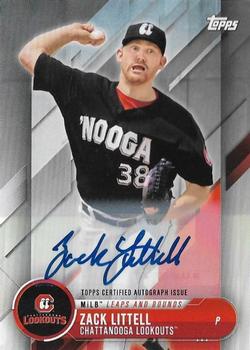 2018 Topps Pro Debut - MiLB Leaps and Bounds Autographs #LB-ZL Zack Littell Front