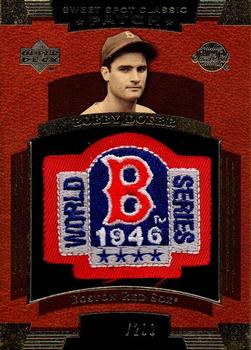 2004 Upper Deck Sweet Spot Classic - Patch SN200 #SSP-DO Bobby Doerr Front