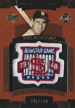 2004 Upper Deck Sweet Spot Classic - Patch SN230 #SSP-TW Ted Williams Front