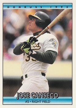 1992 Donruss #548 Jose Canseco Front