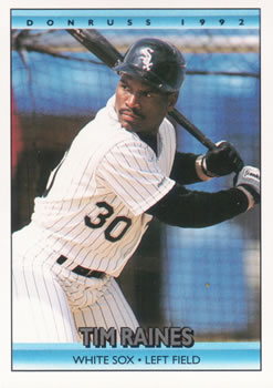 1992 Donruss #312 Tim Raines Front