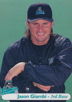 1995 Edmonton Trappers #8 Jason Giambi Front