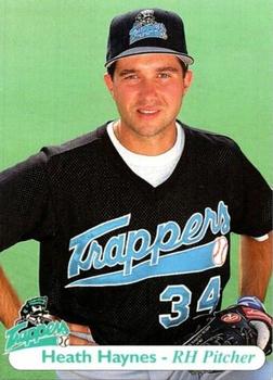 1995 Edmonton Trappers #9 Heath Hayes Front