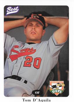 1996 Best Frederick Keys #5 Tom D'Aquila Front