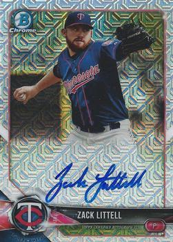 2018 Bowman - Chrome Mojo Autographs #BMA-ZL Zack Littell Front