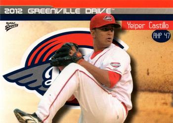 2012 MultiAd Greenville Drive #8 Yeiper Castillo Front