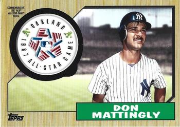 2018 Topps - MLB All-Star Game Logo Manufactured Patch Relics Black #ASP-DB Don Mattingly Front