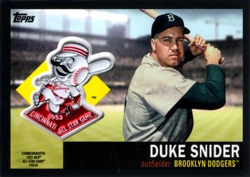 2018 Topps - MLB All-Star Game Logo Manufactured Patch Relics Black #ASP-DK Duke Snider Front
