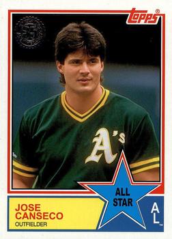 2018 Topps - 1983 Topps Baseball 35th Anniversary All-Stars #83AS-59 Jose Canseco Front