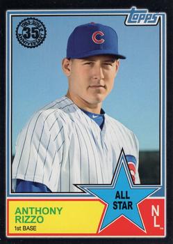 2018 Topps - 1983 Topps Baseball 35th Anniversary All-Stars Black #83AS-34 Anthony Rizzo Front