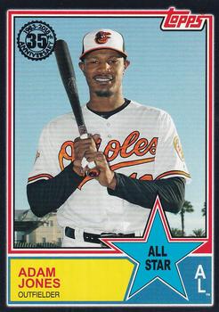 2018 Topps - 1983 Topps Baseball 35th Anniversary All-Stars Black #83AS-42 Adam Jones Front