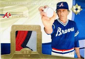 2004 Upper Deck Ultimate Collection - Stat Patch #ST-PN Phil Niekro Front