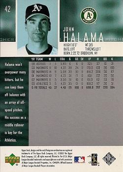2004 Upper Deck #42 John Halama Back