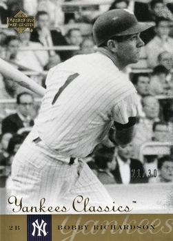 2004 Upper Deck Yankees Classics - Gold #4 Bobby Richardson Front