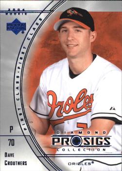 2004 Upper Deck Diamond Collection Pro Sigs #96 Dave Crouthers Front