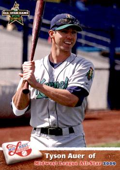 2009 Grandstand Midwest League Western Division All-Stars #NNO Tyson Auer Front