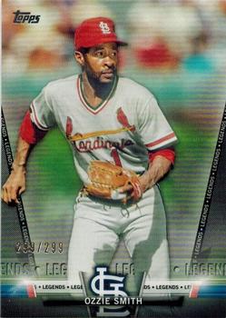 2018 Topps - Topps Salute Black (Series Two) #S-81 Ozzie Smith Front