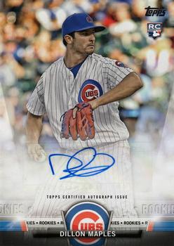 2018 Topps - Topps Salute Autographs (Series Two) #SA-DM Dillon Maples Front
