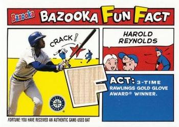 2005 Bazooka - Fun Facts Relics #FF-HR Harold Reynolds Front