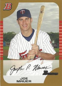 2005 Bowman - Gold #81 Joe Mauer Front